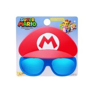 Nintendo Super Mario Red Cap Blue Sunglasses